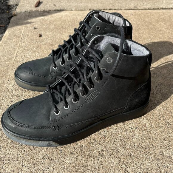 Keen High Top Black Retro Men's 9.5 Brand New/Never Worn (retired shoes) - Picture 1 of 5